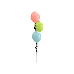 Table Bouquet (3 Balloons)